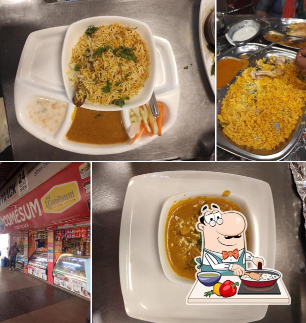 Paella at Comesum Food Plaza