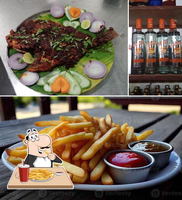 French fries at Sai Parivar Bar and Family Restaurant