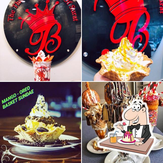 Bismillah serves a range of sweet dishes