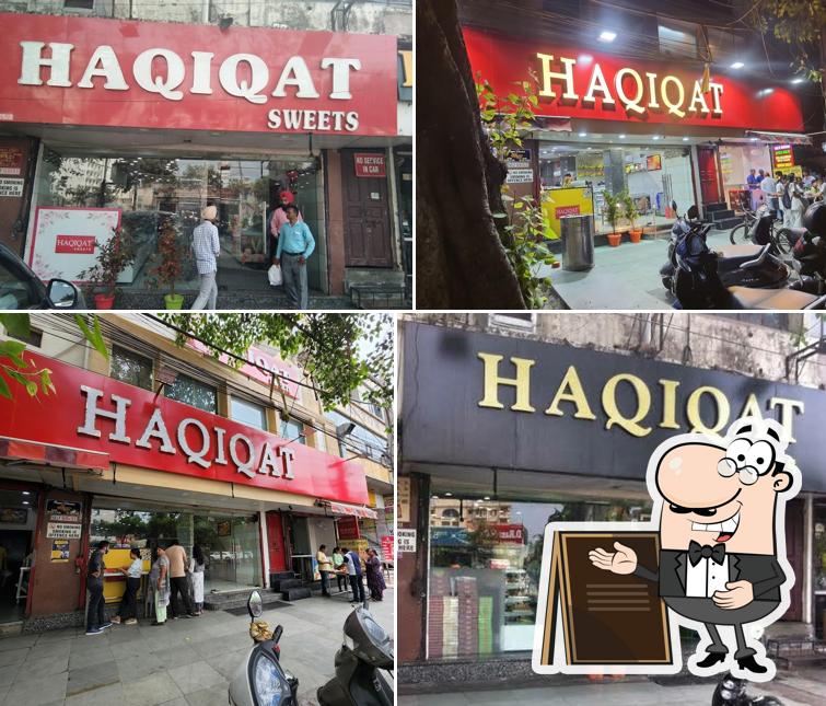 Check out how Haqiqat Sweets looks outside