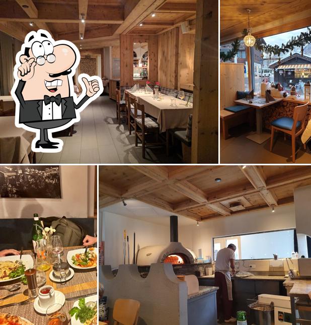 Gli interni di Restaurant Vieux-Valais da Nico