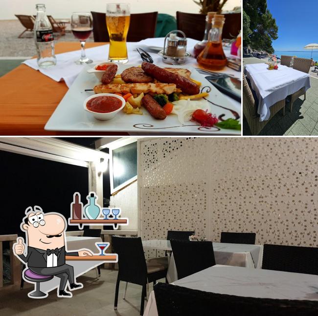 Gli interni di Restoran ARCA