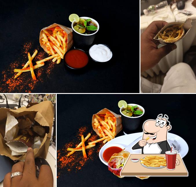 French fries at SHAWARMA ZONE