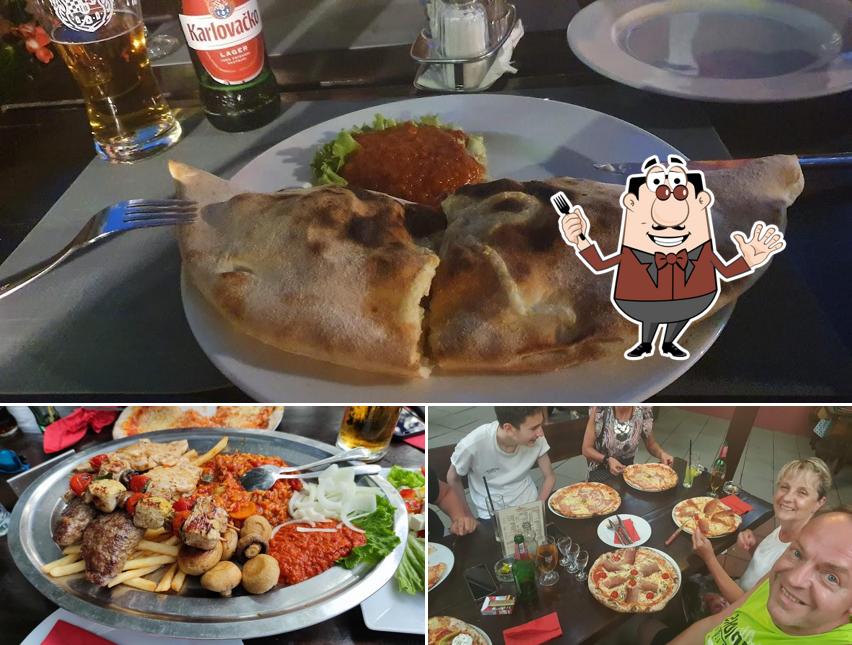 Platti al Pizzeria Nava