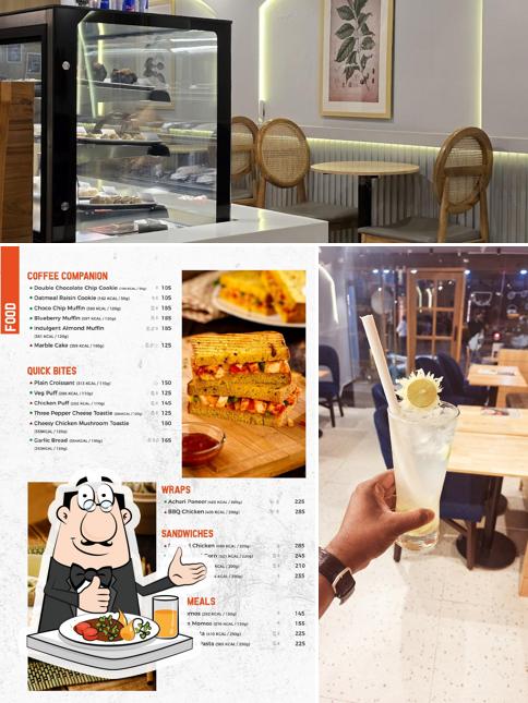 Check out the image showing food and interior at Barista coffee