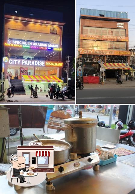 The exterior of City Paradise Restaurant