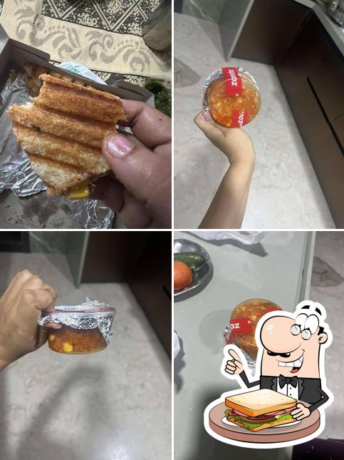 Grilled cheese sandwich at Cafe Early