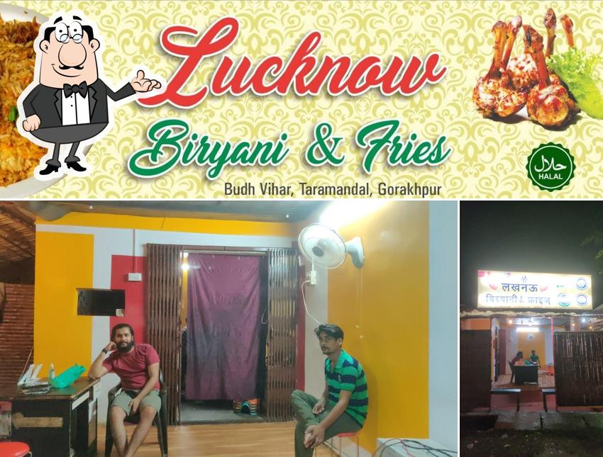 The interior of Lucknow Biryani and Fries