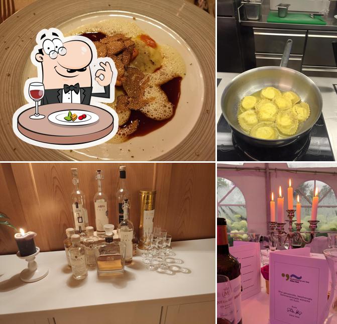 Tra le varie cose da Wirtshaus zum Bären si possono trovare la cibo e bevanda