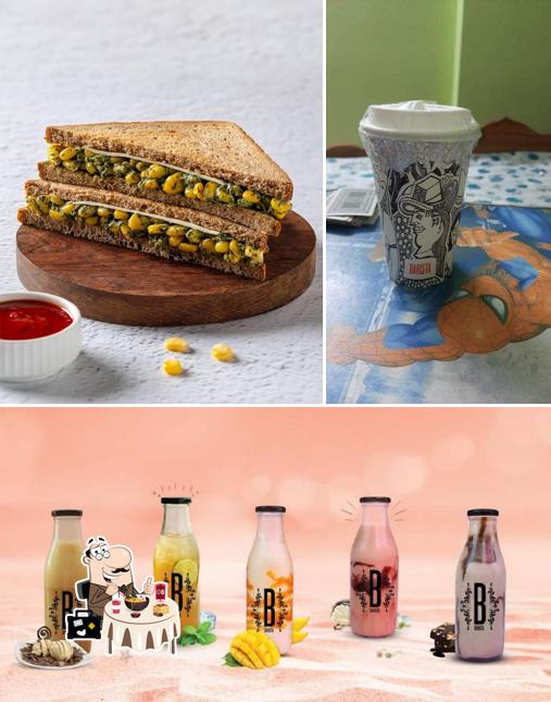 Among different things one can find food and beverage at Barista Coffee