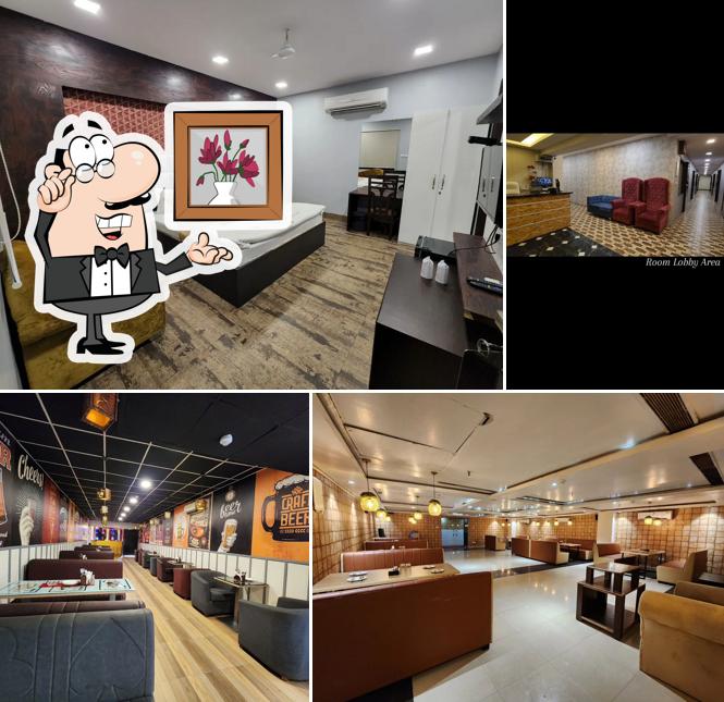 The interior of Hotel Anand