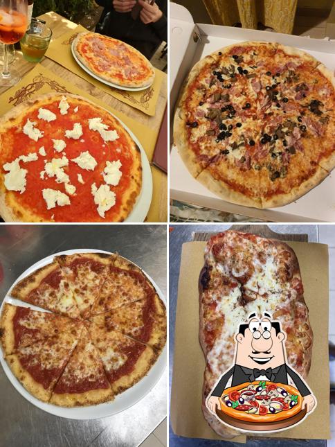 Ordina una pizza a Fabio's pizza e gelato