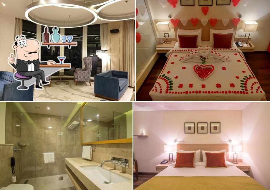 The interior of The Zion Hotel Shimla