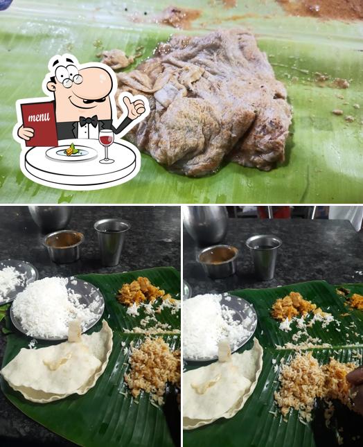 Food at Madurai Sri Muniyandi Vilas Hotel