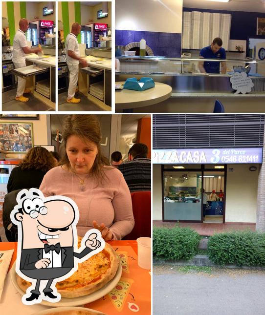 Gli interni di Pizza Casa del Parco