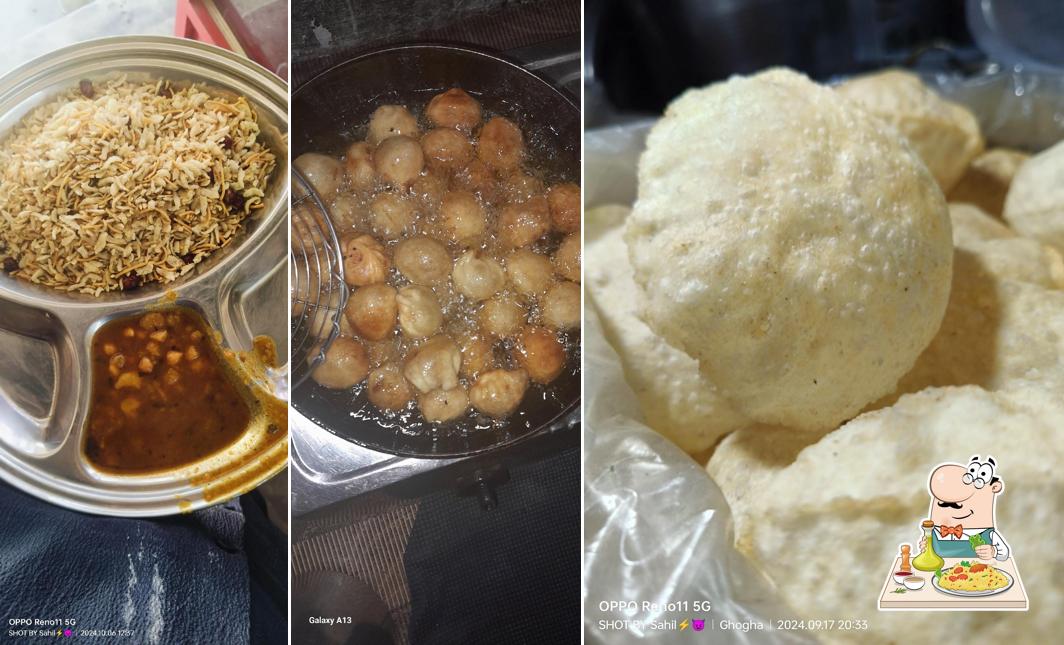 Food at Rajnandani restaurant and hotel