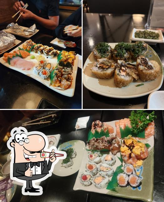 Sushi é um popular refeição originário do Japão
