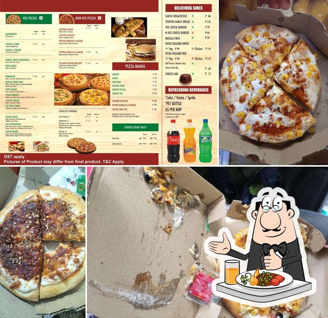 Meals at Pizza's hub