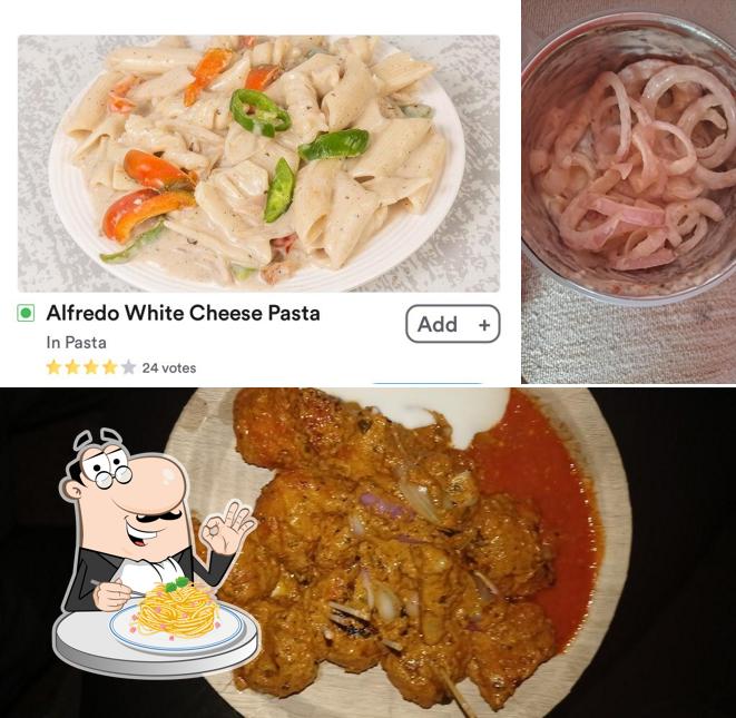 Spaghetti carbonara at The Hungry Momo Cafe Pvt.Ltd