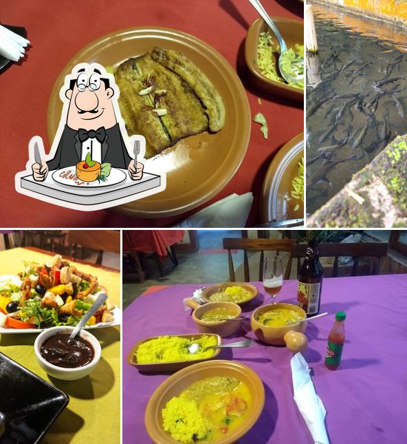 Comida em Arco Iris Trutas