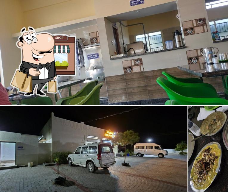 Enjoy the view at the outside area of Nalapaaka Pure Veg Family restaurant