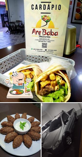 Comida em Are Baba Shawarma