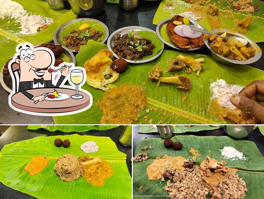Food at Venu Biriyani Hotel Dindigul
