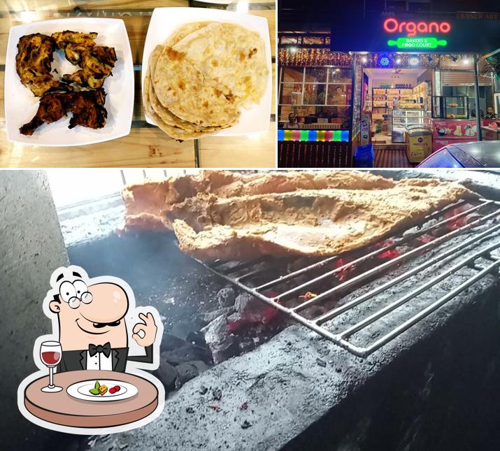 This is the picture depicting food and exterior at Organo Bakers and Food Court