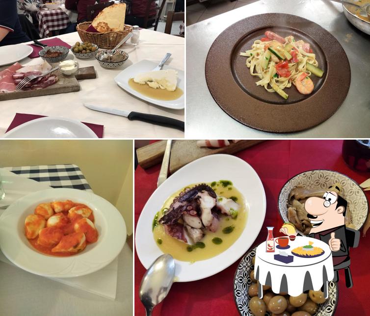 Piatto di formaggi al Trattoria La Locanda