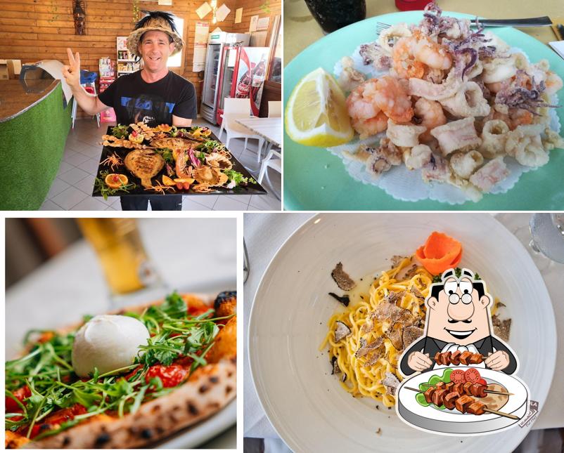 Cibo al Ristorante Alle Aie sul Lago