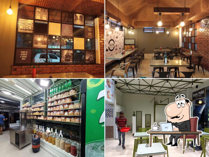 Take a seat at one of the tables at Apsara Bakes and cafe 1980