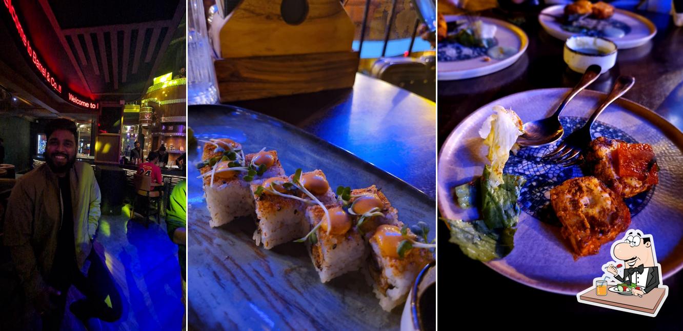 Food at The Barrel & Co