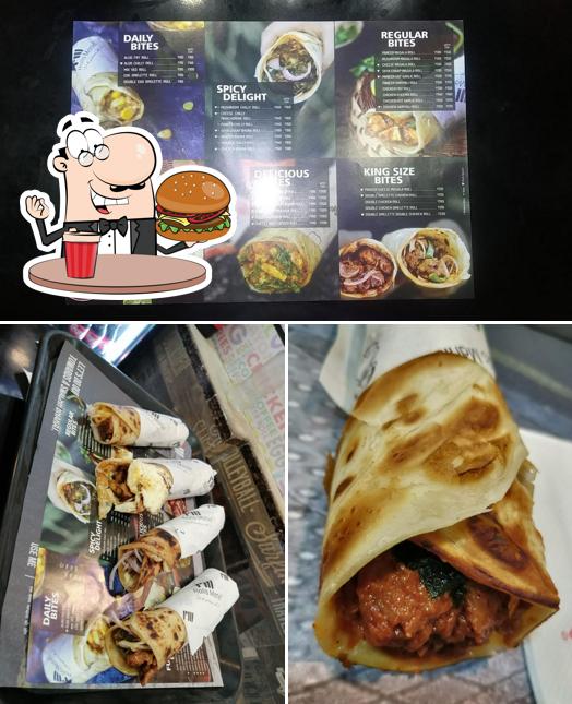 Get a burger at Rolls mania