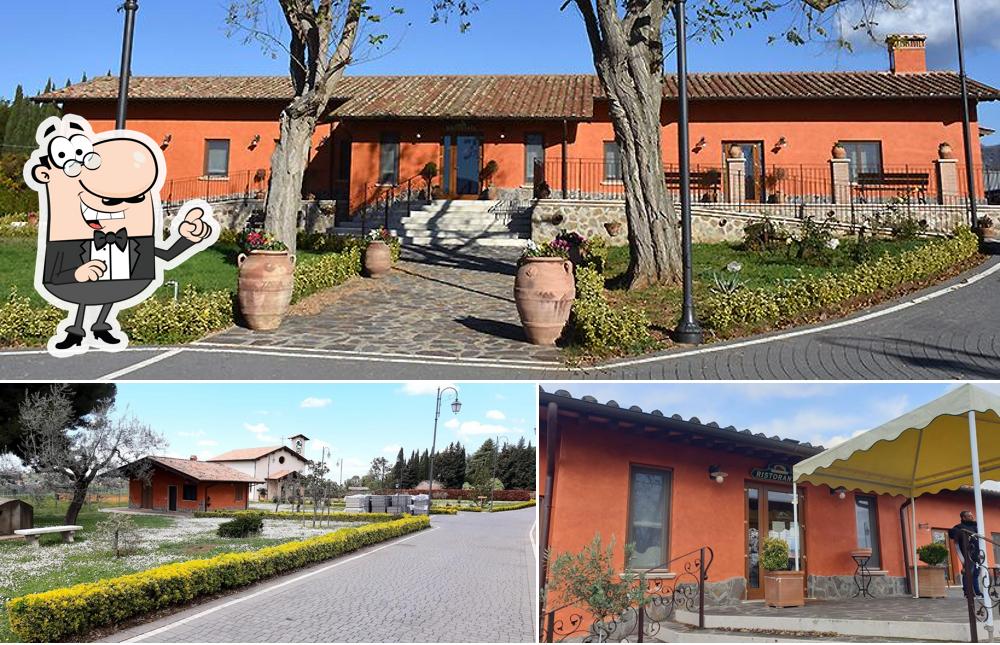 Goditi la vista dall'area esterna di Agriturismo I Casali di San Pastore