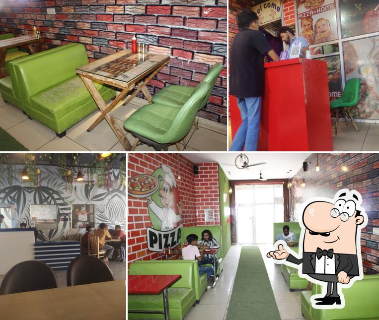 Check out how PIZZA + HOME looks inside
