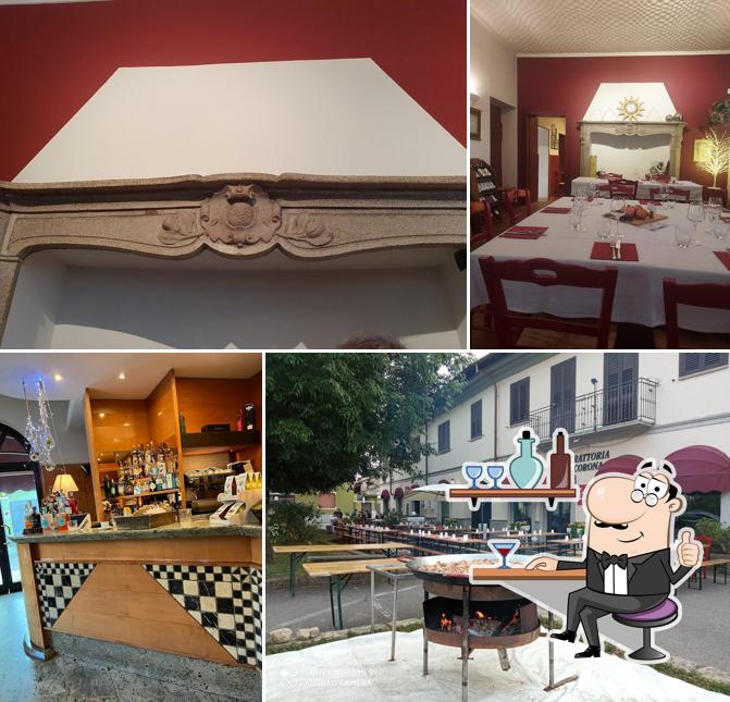 Gli interni di Corona Bar Gelateria Trattoria Di Merlotti Marilena E Merlotti Elisa