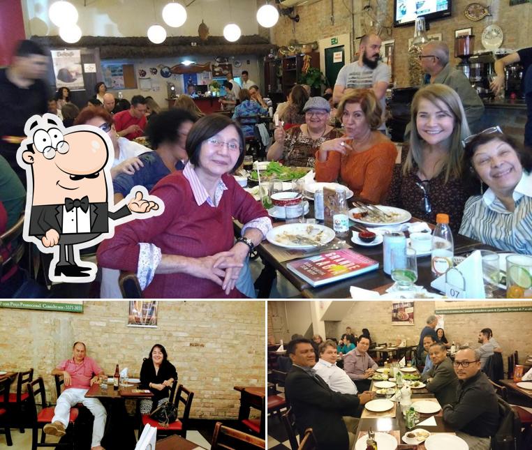 O interior do Rancho Rio Doce