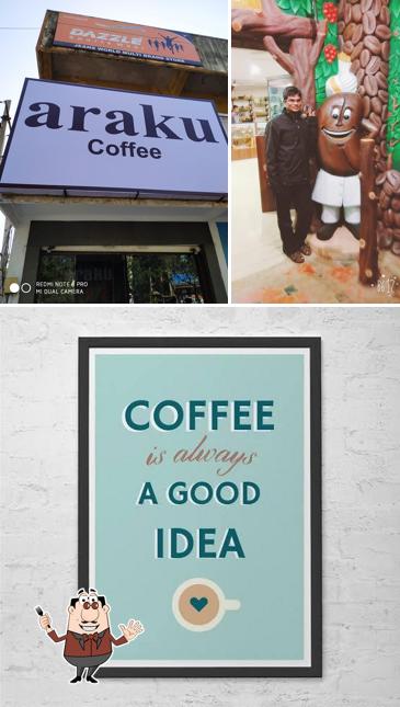 Food at Araku Coffee Shop