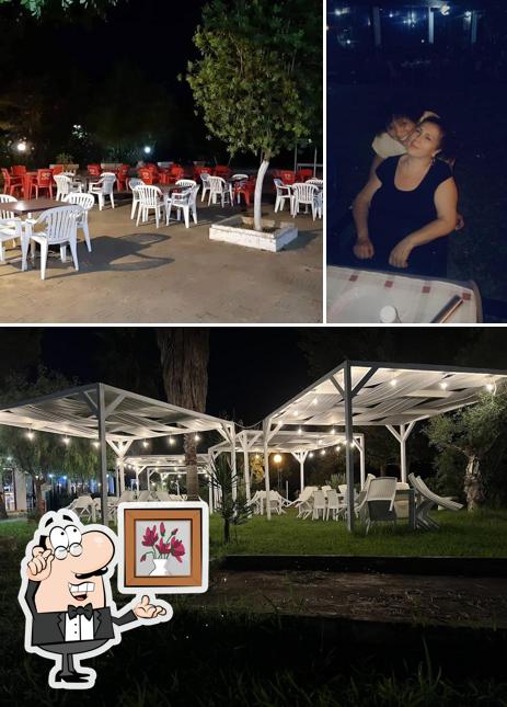 La interni e esterno del ristorante