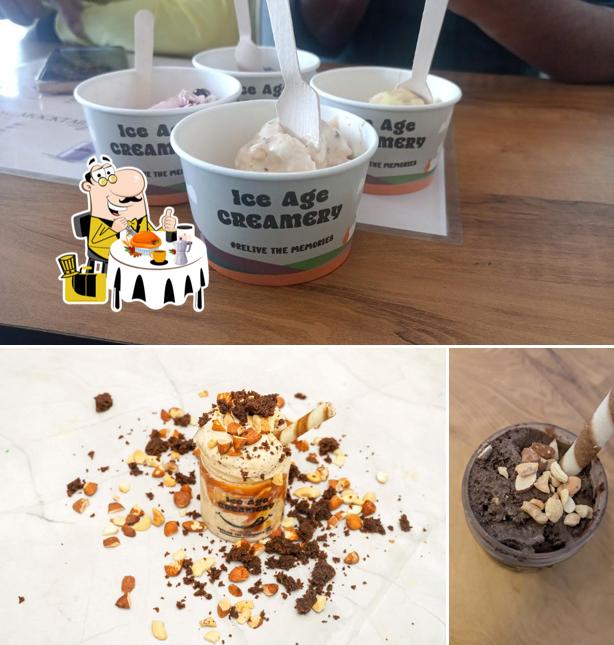 Food at Ice Age Creamery