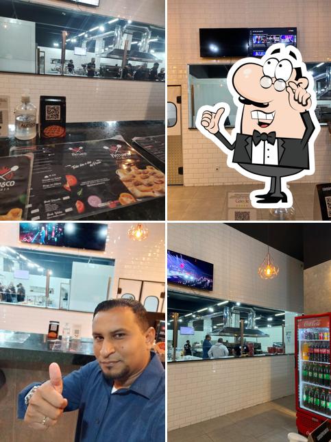 O interior do Patusco Pizzaria - Barreiro