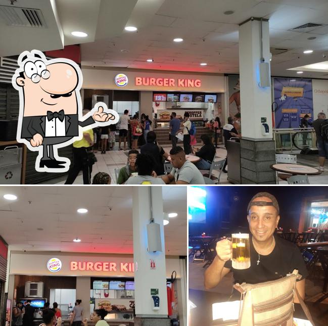 O interior do Burger King