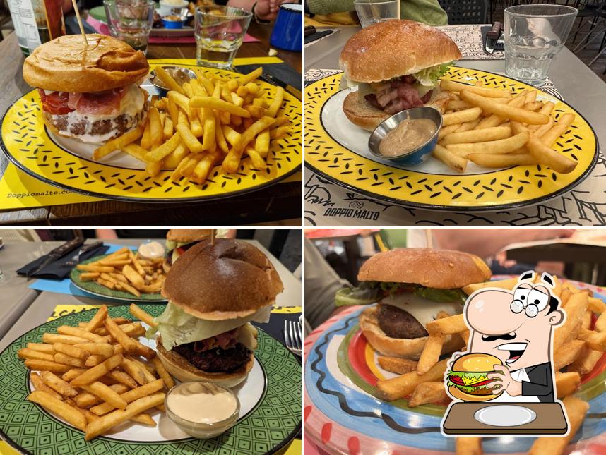 Gli hamburger di Doppio Malto Roma Trevi potranno incontrare i gusti di molti