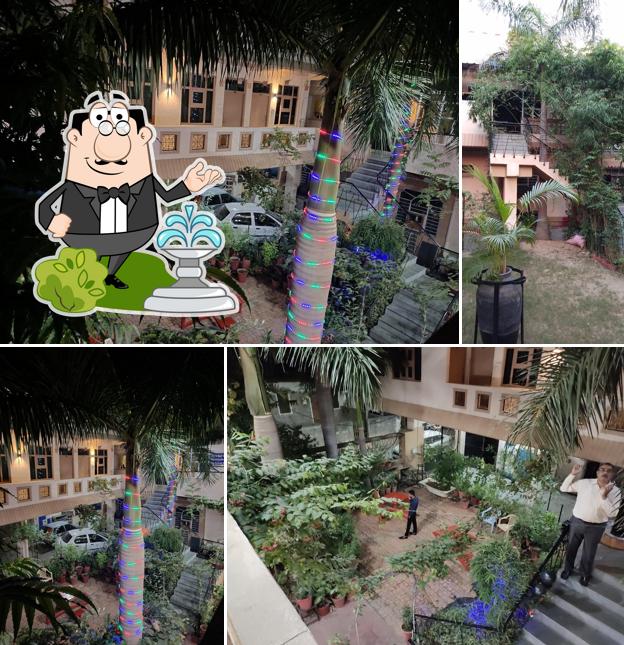 Enjoy the view outside Govindam Restaurant