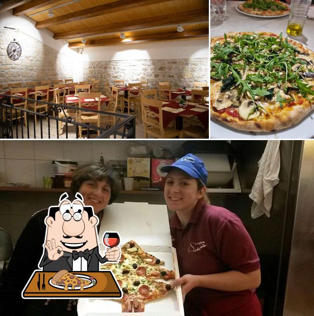 A Pizzeria S. Antonio, puoi goderti una bella pizza