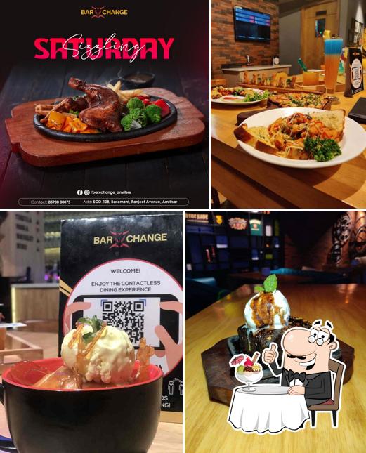 BAR XCHANGE offers a range of desserts