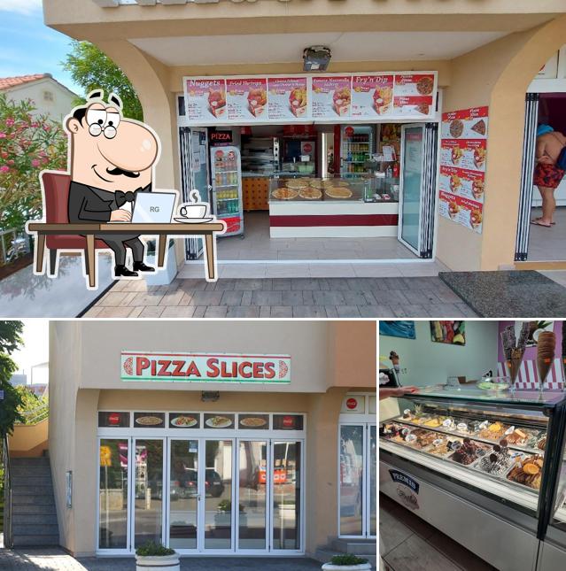 Gli interni di Pizza & fries