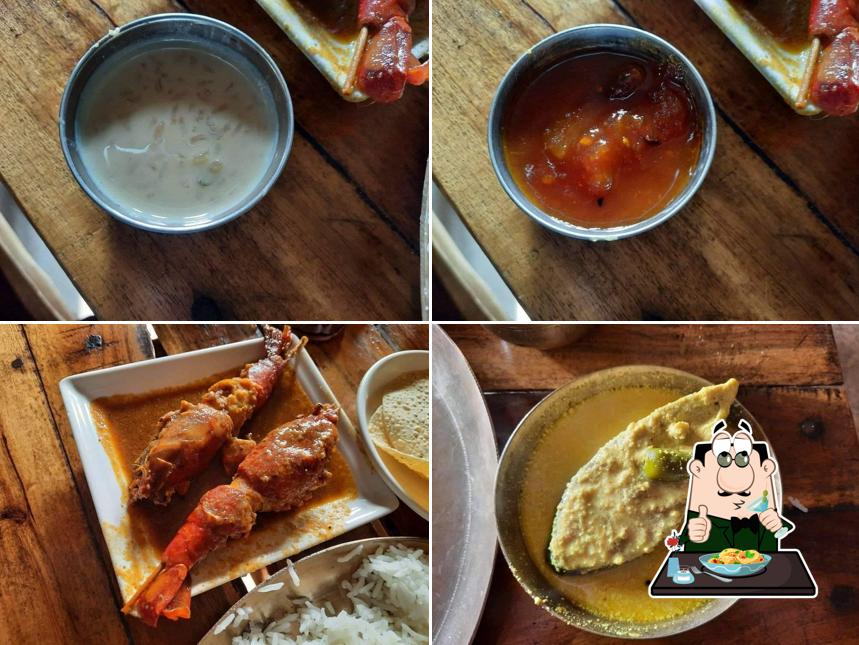 Food at Banabithir Hensel Ghar