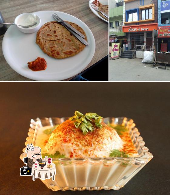 Among different things one can find food and exterior at Hotel Shri-Nivas