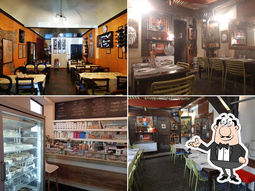 Gli interni di Osteria Del Mercato